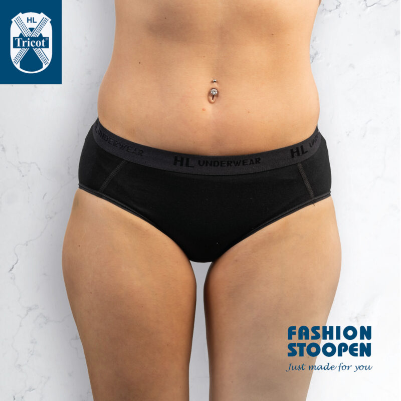Mini slip basic zwart