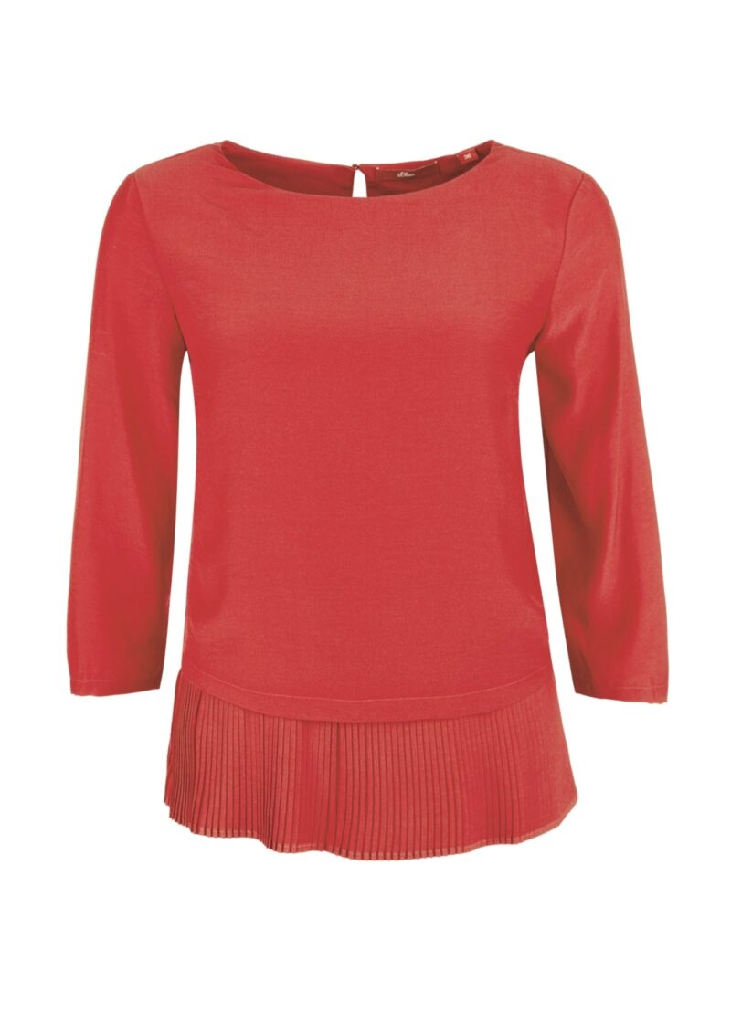 Rode bloes met heup detail