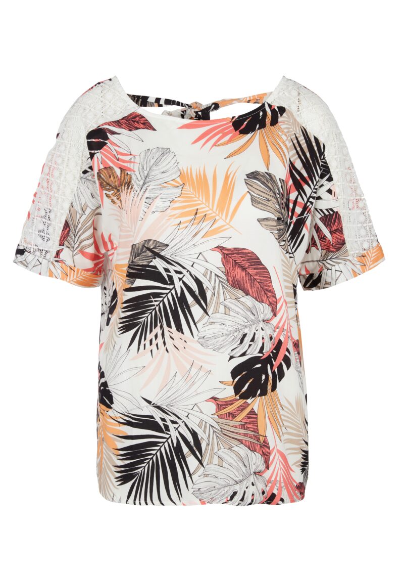 Bloes met bloemenprint