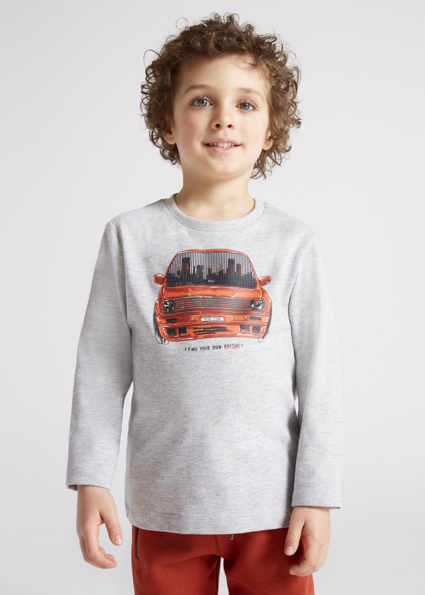 T-shirt met auto print