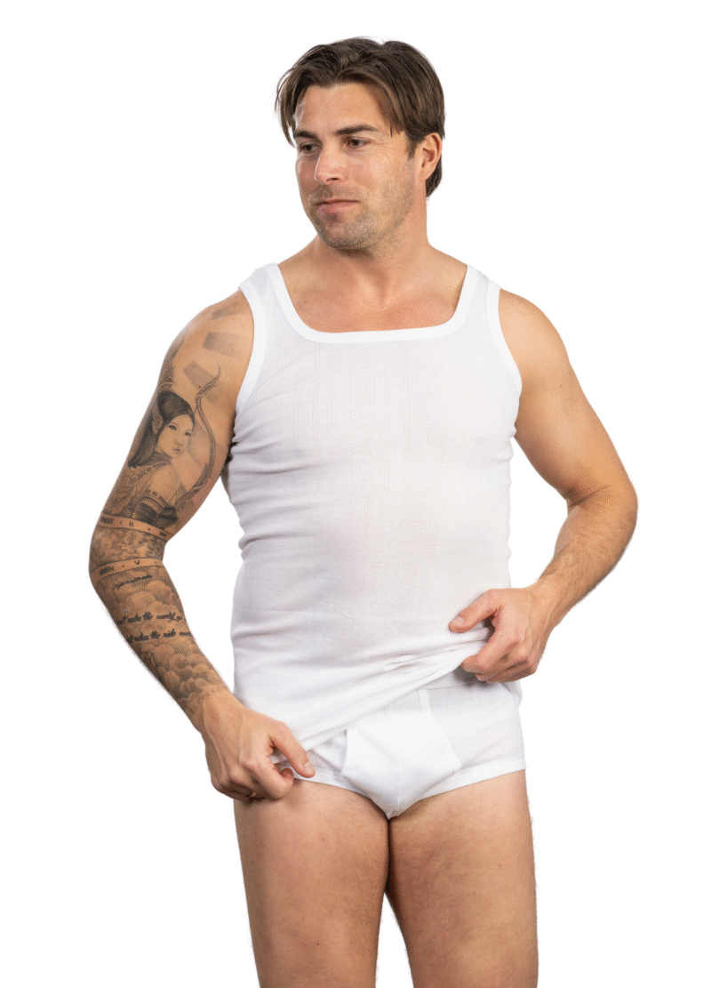 Heren singlet/onderhemd