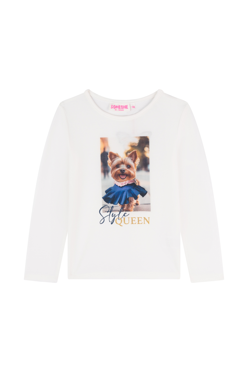 Meisjes t-shirt lange mouw